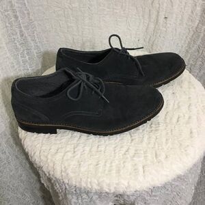 Rockport Grey Suede Oxford Shoes Size 11.5